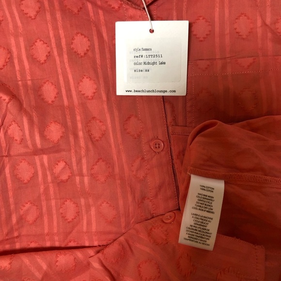 Beachlunchlounge sleeveless button front blouse size XS - Picture 5 of 8